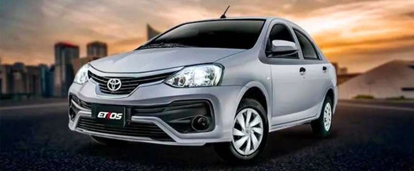 Toyota Etios Car Rental in Agra